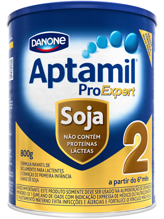 Fórmula Infantil Aptamil Soja 2 800g